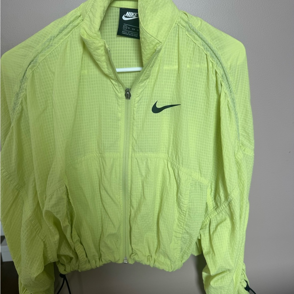 Nike windbreaker, cropped.